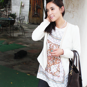 NT6500-1209-A118/트위드포켓가디건