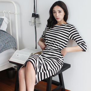 OP8633-1209-E36/편한스트릿단가라원피스