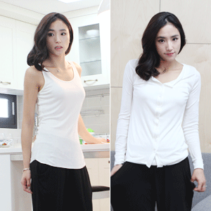 NT6512-1209-B183/베이직가디건SET(나시SET) [재입고완료]